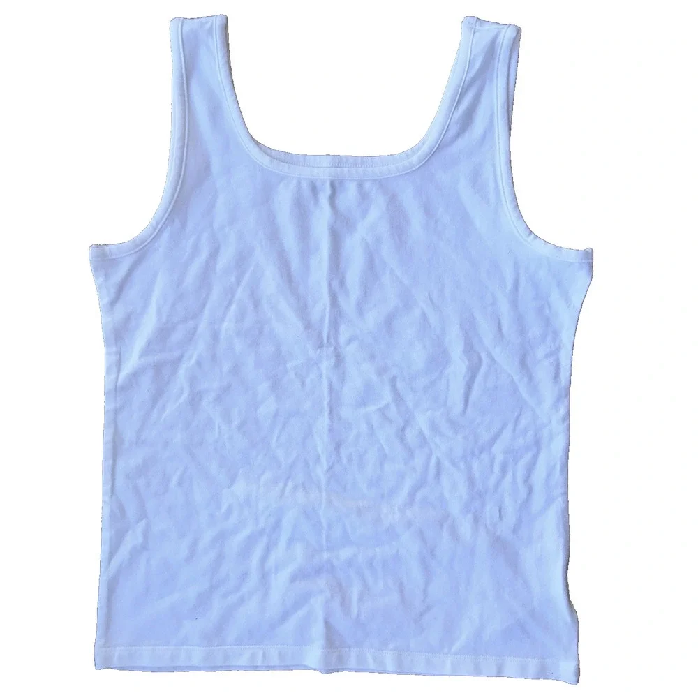 NEW Old Navy White Tank Tops Girls Size XXL (18) Lot of TWO Basic Layering - Picture 5 of 6